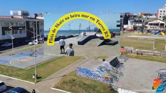 Pista de Skate na beira mar em Torres RS